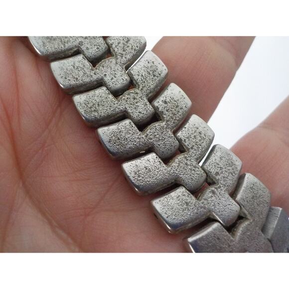 Quemex Sapphire Women Wrist Watch Silver Metal Untested - Picture 9 of 13